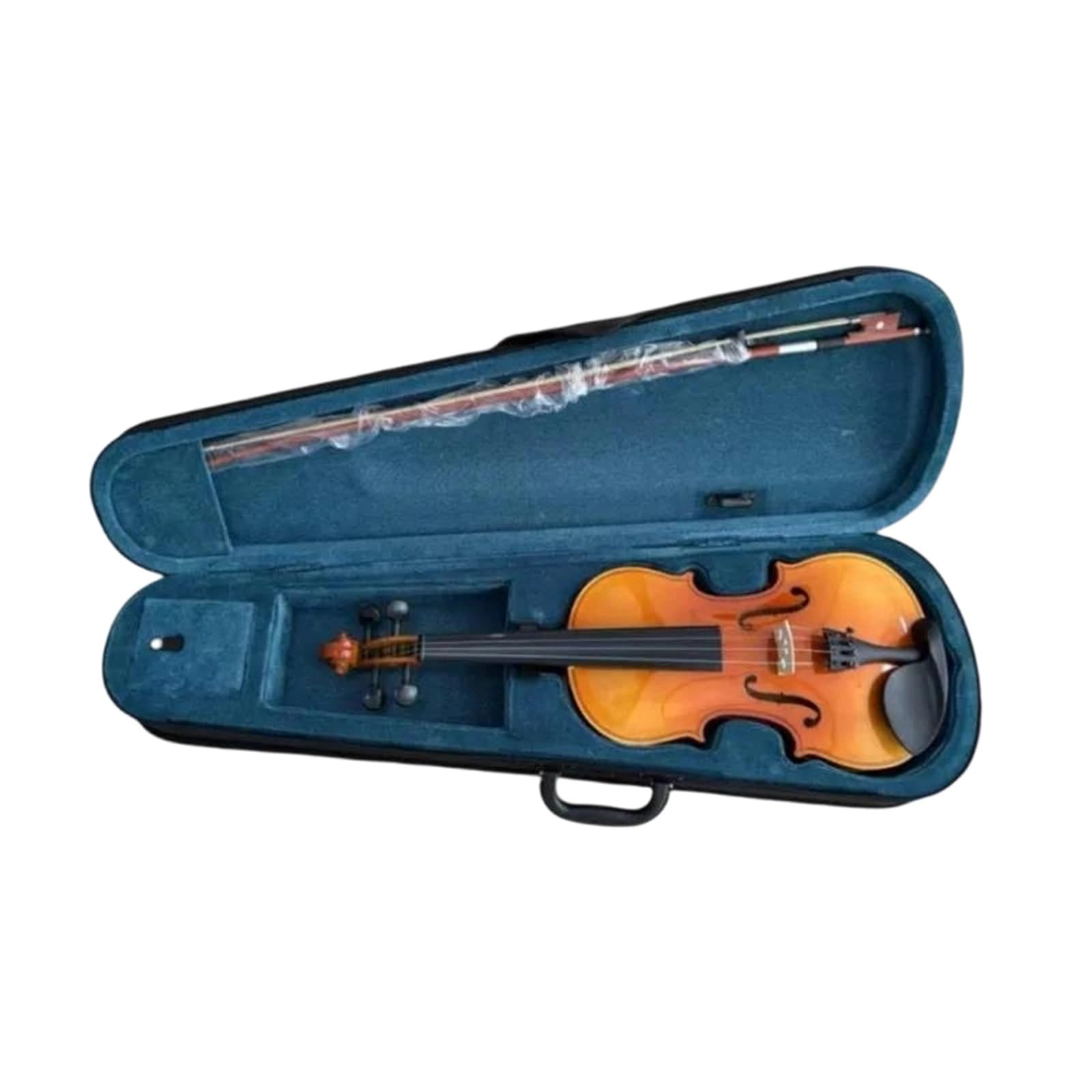 Violini Professionali Set Di Violino Acustico In Legno Massello Dimensioni Standard Con Custodia Rigida Portatile(Sunset yellow 3-4)