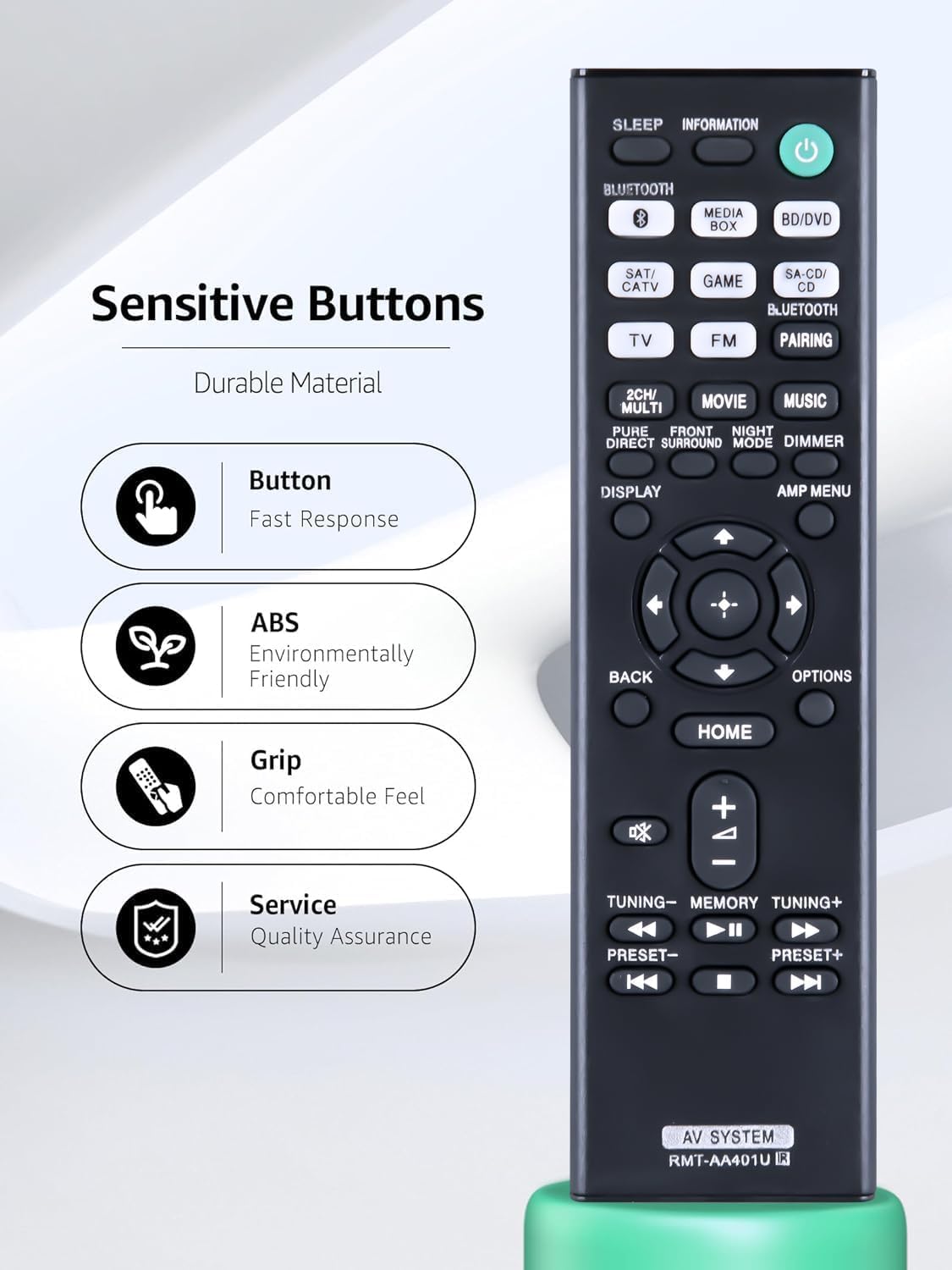 Amazon | RETROSUN RMT-AA401U 交換用リモコン 対応機種: Sony AV