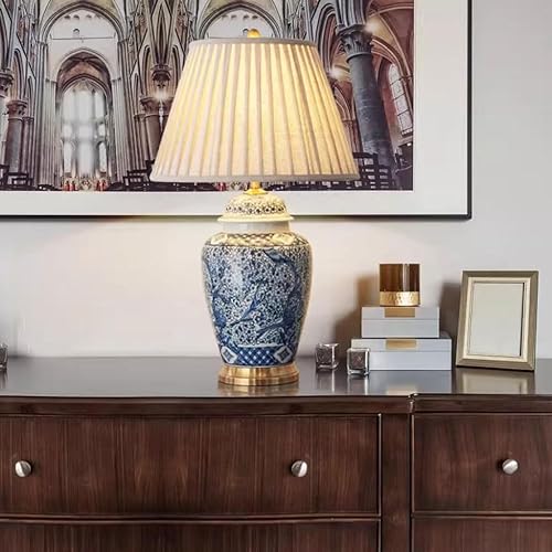 Miniatura 6 de Lamp for Desk Creative Ceramic Table Lamp Retro Study Living Room Corner Decorative Lamp Bedroom Bedside Lamp Desk Lamps for Home Office