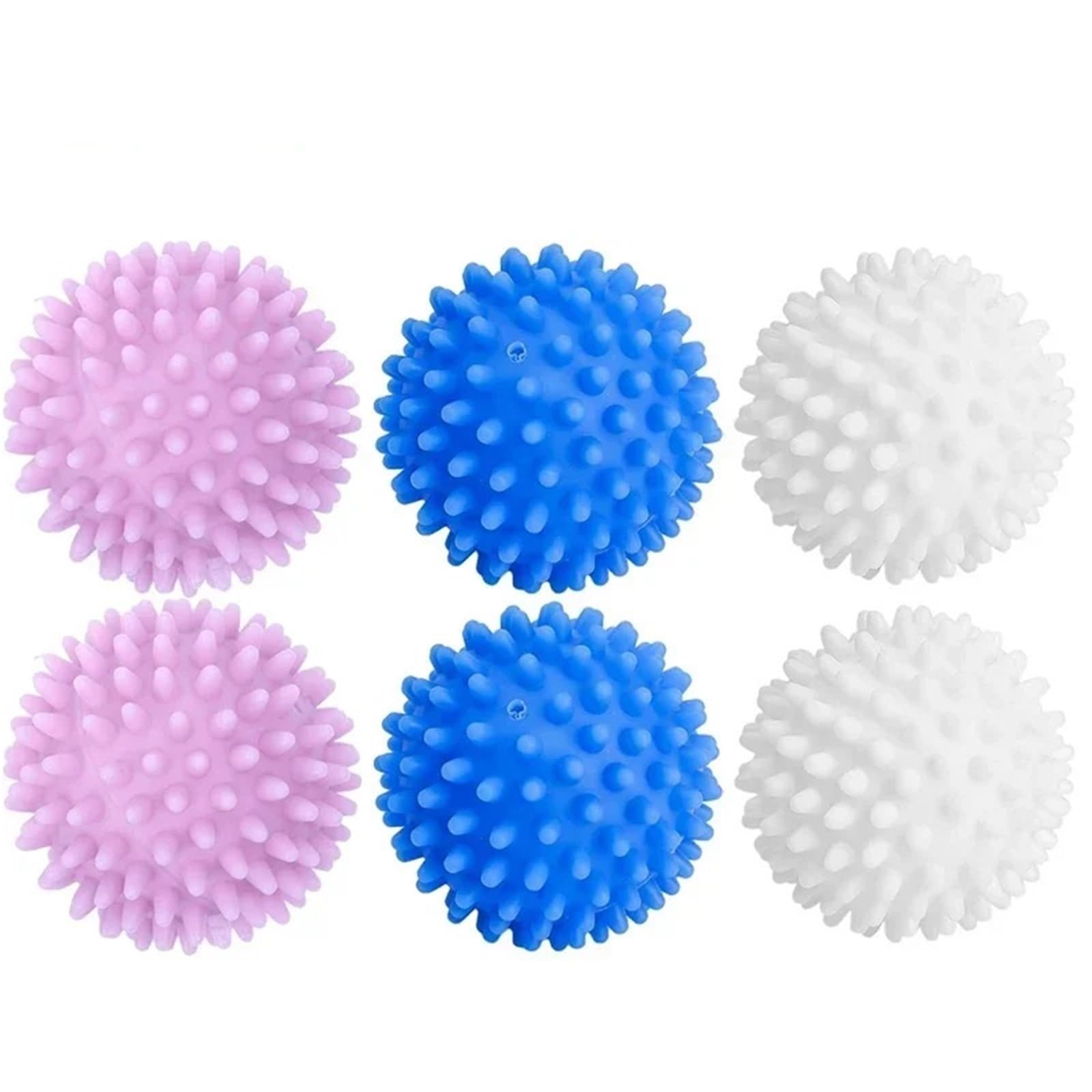 Tumble Dryer Balls, Laundry Balls Multicolor 6 Pcs(Mixed 6pcs)