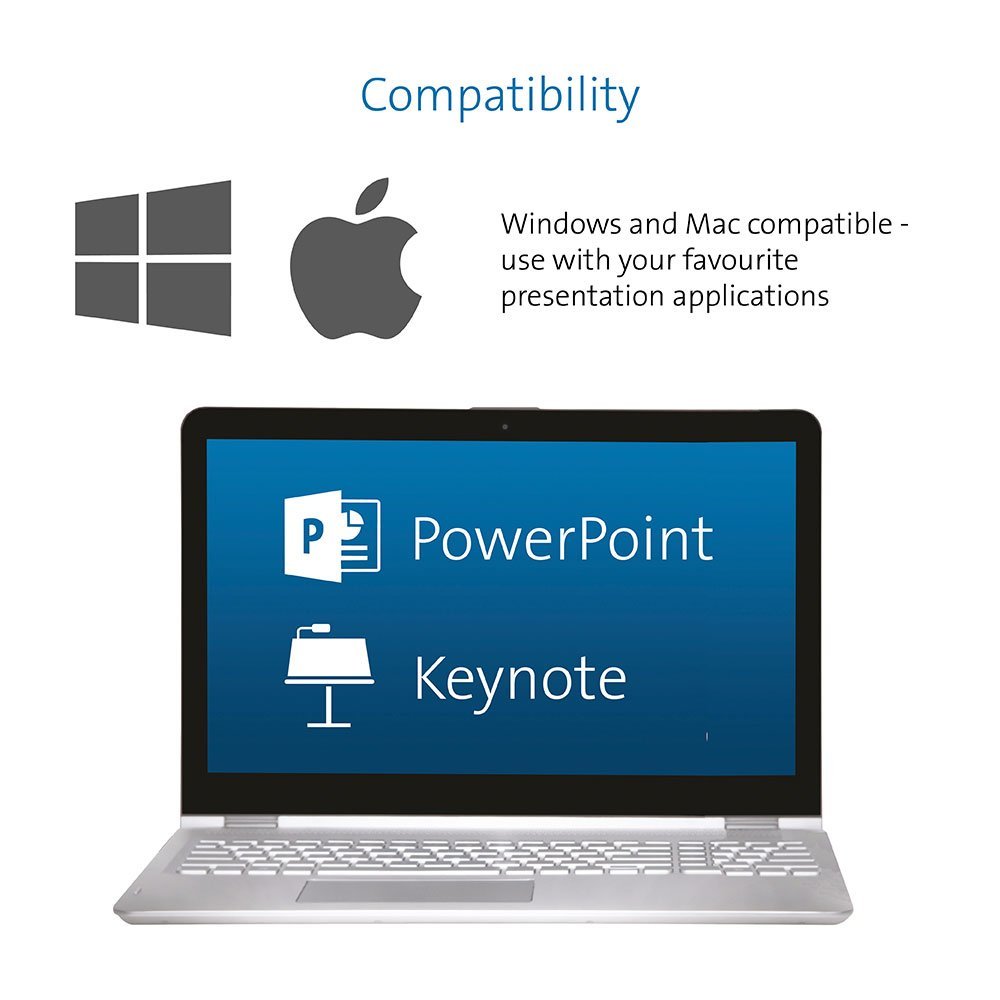 Kensington Wireless USB Presentation Clicker with Red Laser Pointer