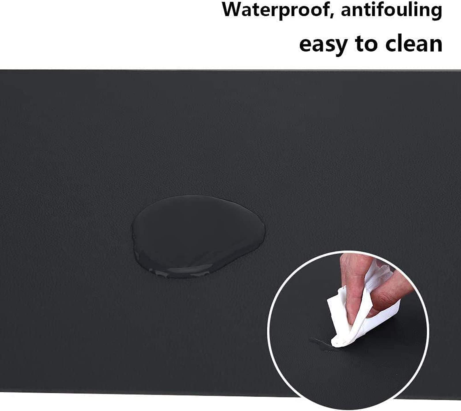 Pad da scrivania con fissaggio labbro PU cuoio per ufficio Mouse Pad con fissaggio labbro impermeabile casa scrittura Mat Blotter Protector grande computer portatile MatRed120x60cm