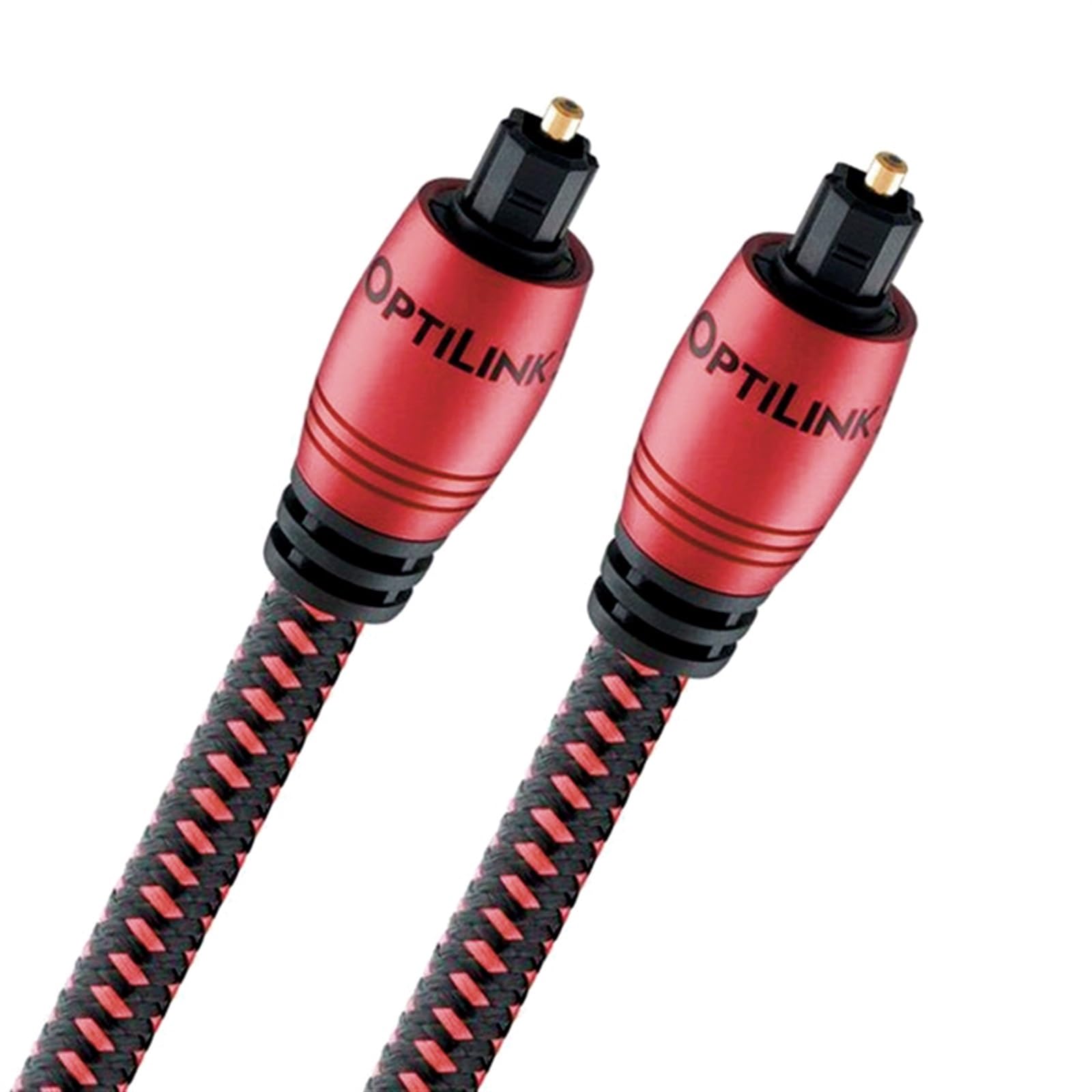 Cable de fibra óptica HiFi Audio Digital Line Audiophile Optilink-3 Toslink HiFi (Color : Red, Size : 1m)
