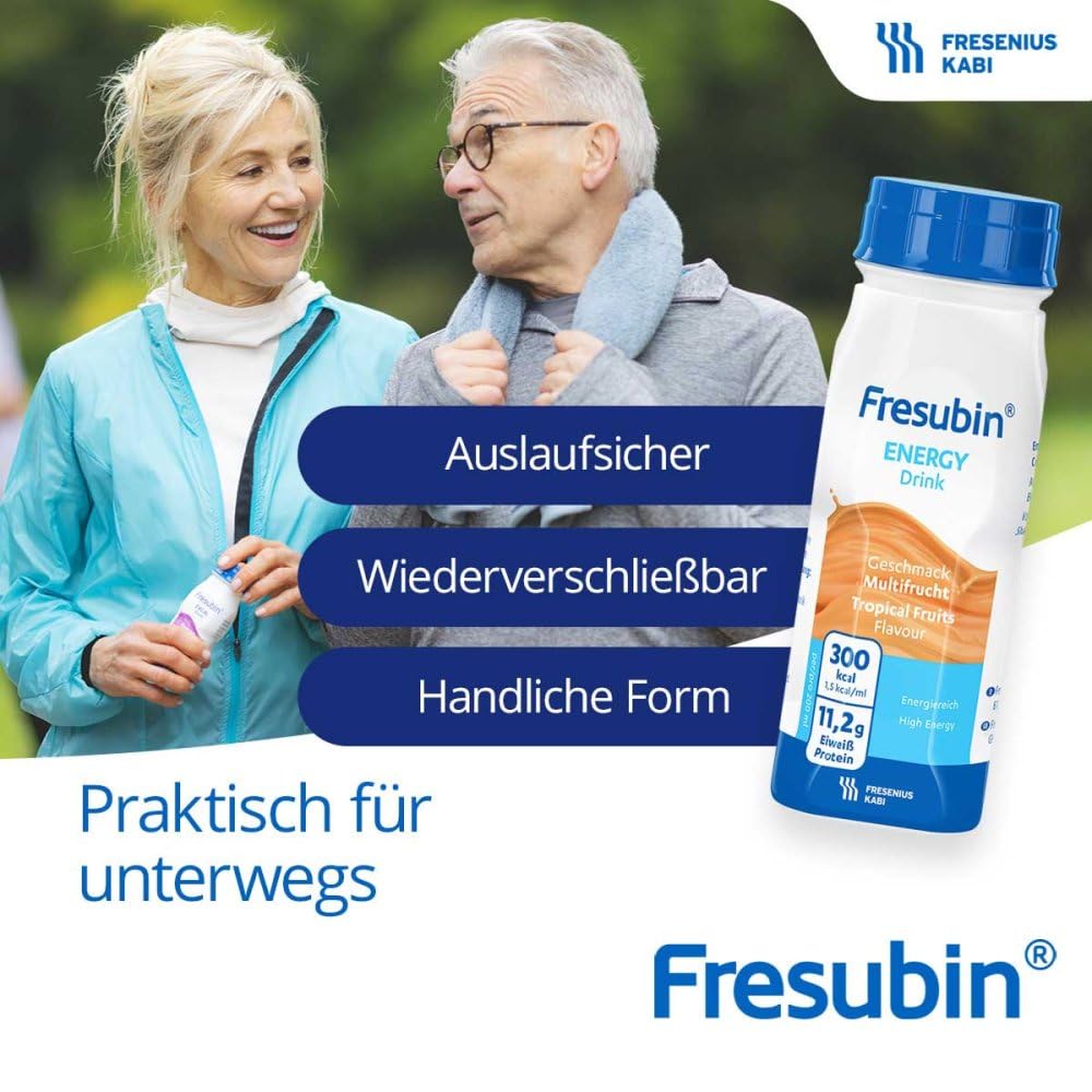 Fresenius Kabi Fresubin Energy Drink Cappuccino Trinkflasche, 6 x 4 x 200 ml, 1er Pack (1 x 5,5 kg)