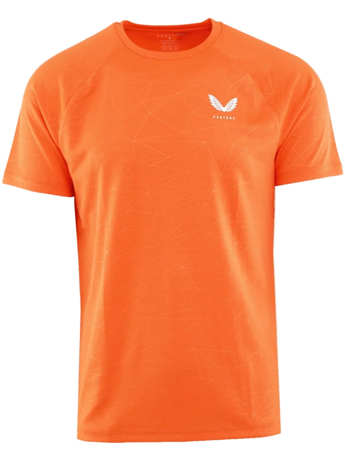 Castore Adapt AOP Short Sleeve T-Shirt L Orange