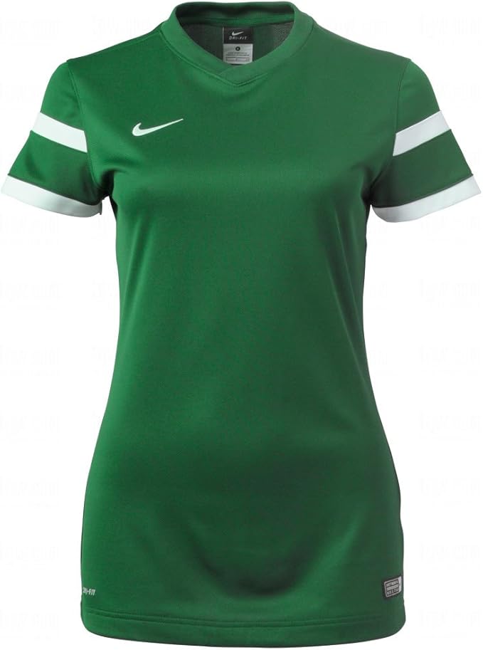 Nike Women's Shirt Green/White Amazon.co.uk Clothing