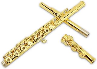16-hole Open-hole Cupronickel Material Gold-plated Flute Musical Instrument For Beginners To Play The Flute Professionally flute instrument