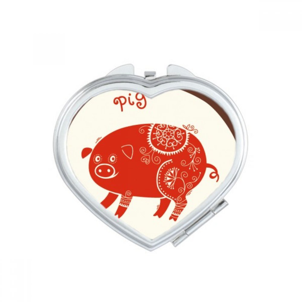 Miroir compact maquillage portable zodiaque fait main