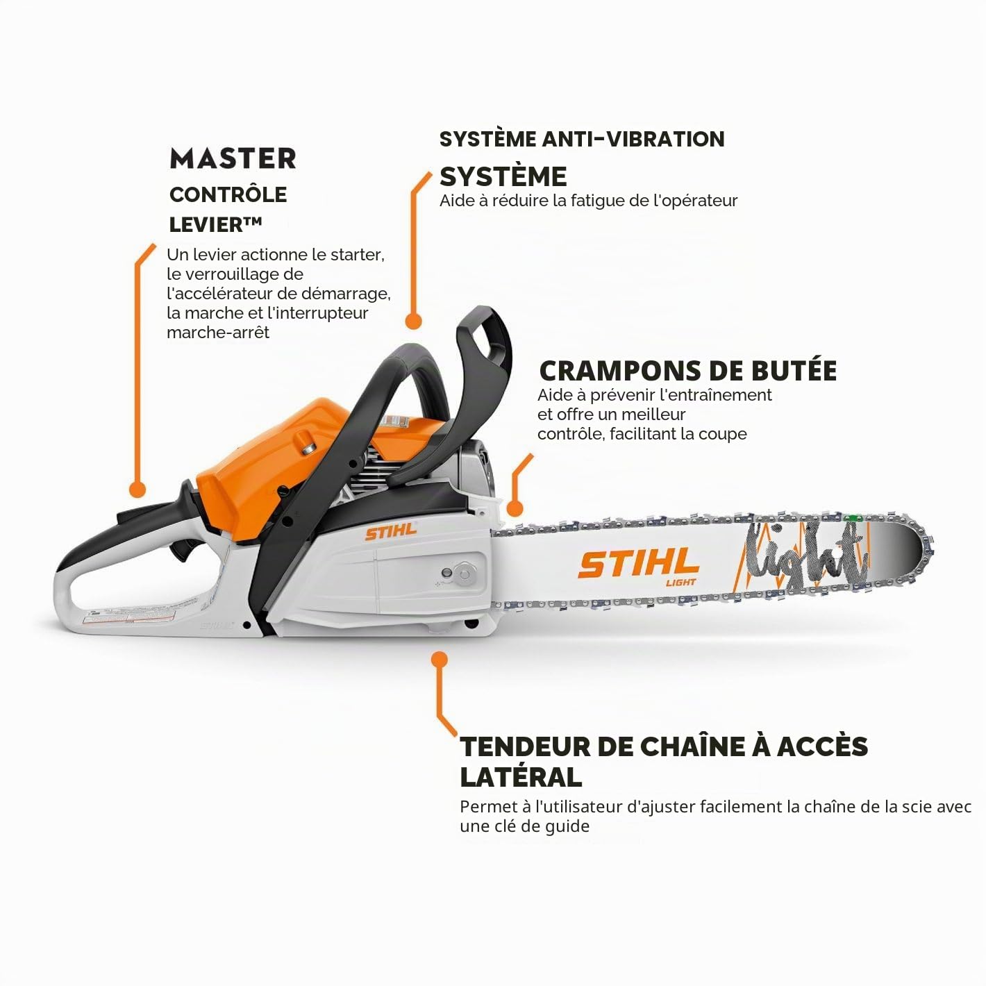Stihl MS 162 Tronçonneuse 30 cm