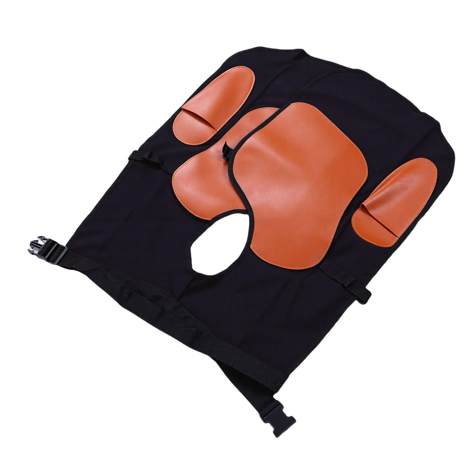 KIMISS Grembiule da Maniscalco in Pelle - Grembiule Regolabile da Maniscalco Equino per Rifinitura Professionale degli Zoccoli e Calzatura con Tasche per Attrezzi e Strisce Magnetiche