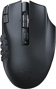 Razer Naga V2 HyperSpeed Wireless MMO Gaming Mouse: 19 Programmable Buttons - HyperScroll Technology - Focus Pro 30K Optical Sensor - Mechanical Mouse Switches Gen-2 - Up to 400 Hr Battery Life main image