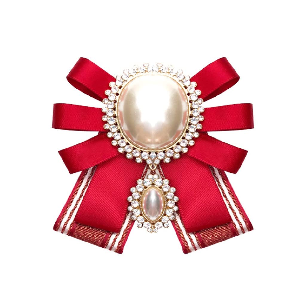 Broche de Lazo para Mujer, Pin de Solapa de Diamantes de imitación Antiguo, Ramillete, Cuello de Camisa, Accesorios de Ropa para Mujer