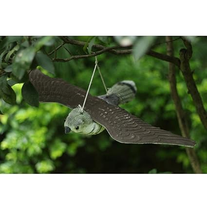 PRAV 2X Flying Bird Hawk Decoy Pest Control Garden Defense Deter Scarer Scarecrow