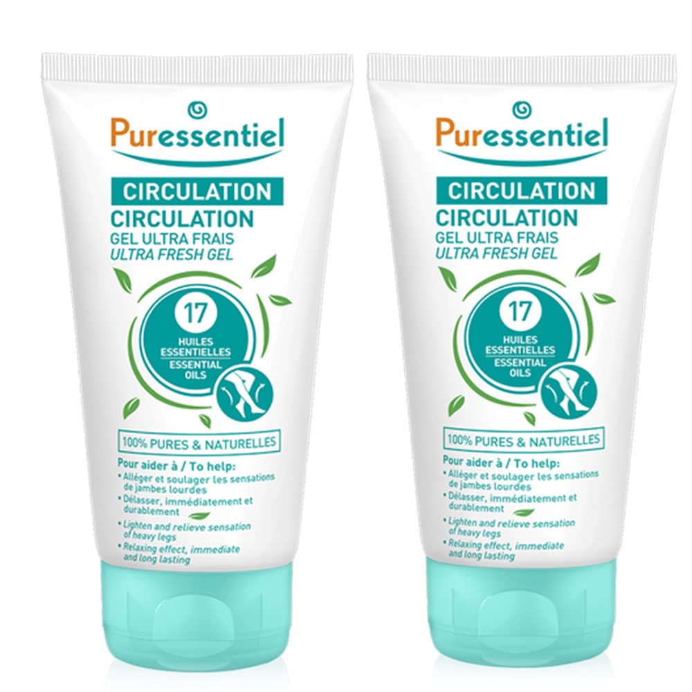 Puressentiel Circulation Ultra Fresh Gel with 17 Essential Oils Special Offer 2 x 125ml