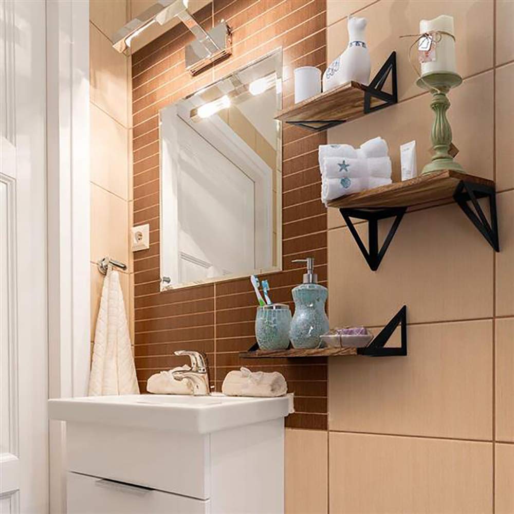 KAKET Organisateur de Salle de Bain Multifonctionnel, Étagère Murale Sans Perçage pour Cuisine et Salle de Bain, Rangement d'Accessoires de Toilette | Leroy Merlin