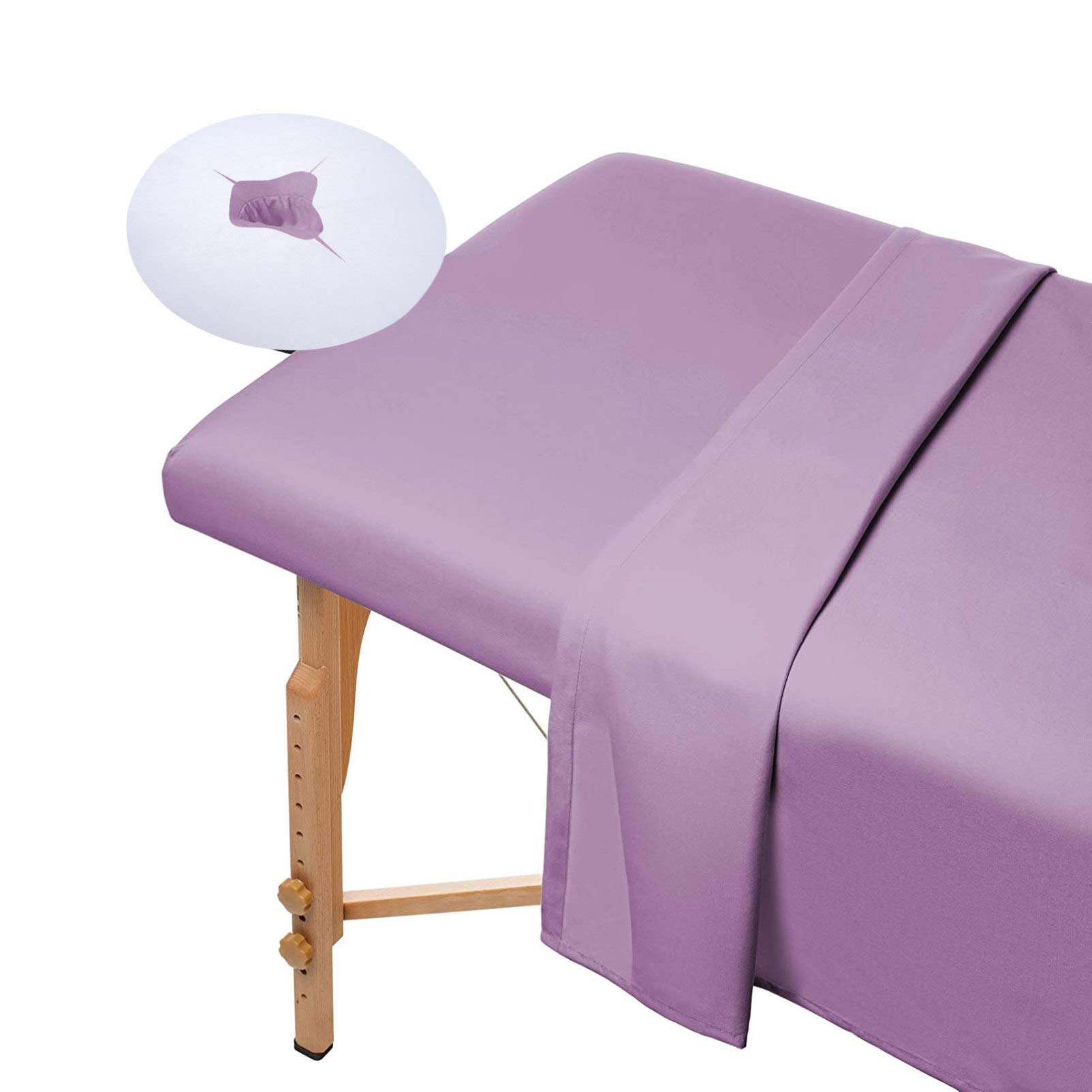 FOMIYES 100piezas Funda De Almohada De Silicona Desechable Almohadilla Para Masaje Facial Orificio Cara Para Salones De Belleza Cojín Tipo Sábana Para Reposacabezas
