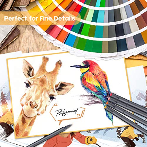 Ibayam FBA_IBAYAM Office Supplies For Women Men, Journal Planner Pens Colored Pens Fine Point Markers Fine Tip Drawing Pens Fineliner Pen For Desk Writing Note Taking Calendar Coloring Art Office thumb #6