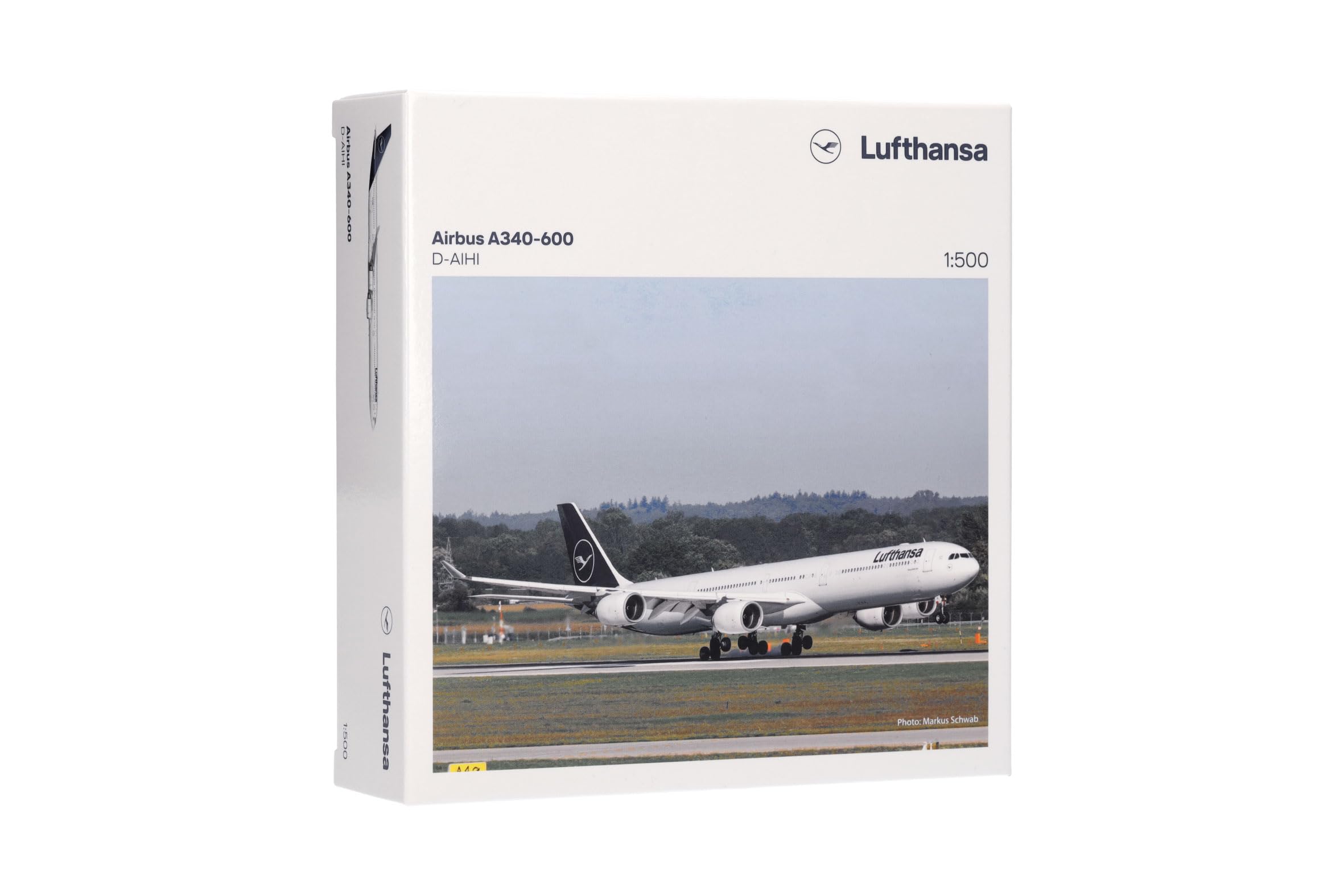 Herpa Modèle réduit Avion Lufthansa Airbus A340-600, Miniature à l
