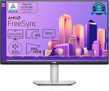 DELL Moniteur USB C 27 4K UHD - S2722Qc : Amazon.fr: Informatique