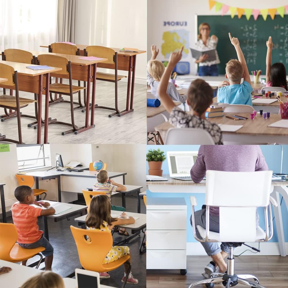 24 Stück Stuhltaschen Fürs Klassenzimmer – Praktische Organizer Mit Namensschlitz & Großer Kapazität Für Bücher & Stifte
