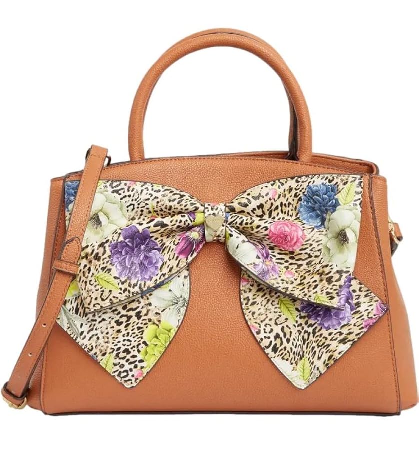 【US限定】 Betsey ★ OH BOW SATCHEL ★ Amazon.com: Betsey Johnson Saddle Colored Pebble Textured