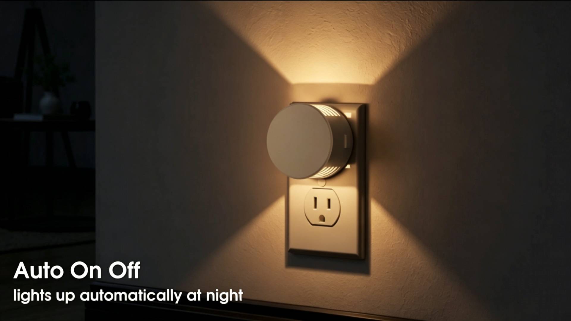 Image of Briignite Night Lights Plug into Wall White Night Light Dusk to Dawn Sensor | [2 Pack] Brightness Adjustable 3000K Soft White Nightlight, Plug in Night Light for Bedroom, Hallway, Stairs, Kitchen