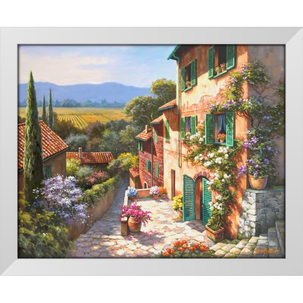 絵画 Spring in the valley Amazon.com: ArtDirect Spring in the Valley 60x48 Huge White