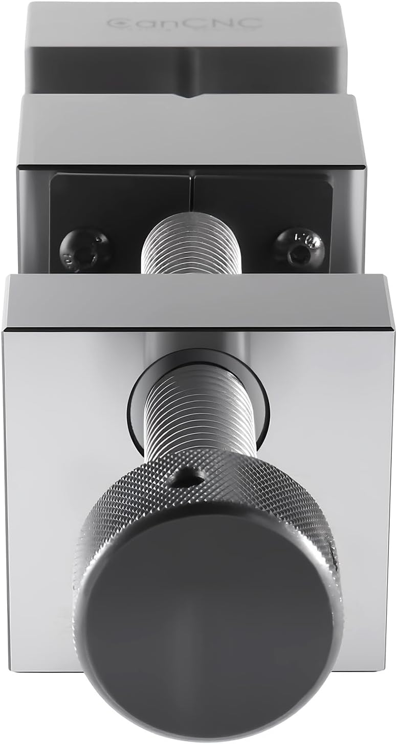 Accusize Industrial Tools 63 mm Metric Precision Toolmaker Vise, 0.003 mm/100 mm Parallelism, 0.005 mm/100 mm Squareness, 0536-Vs25