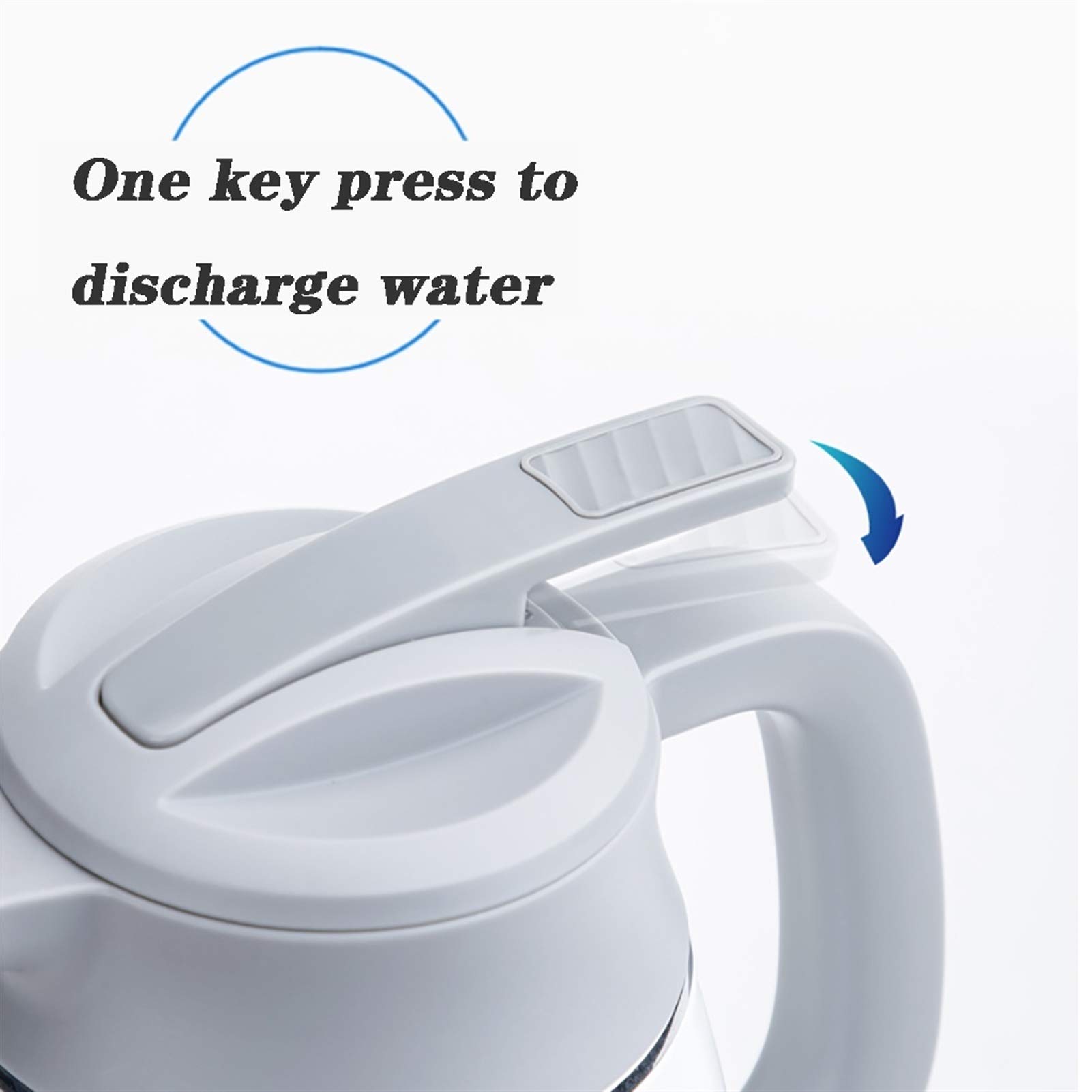 Grande caraffa Termica per caffè, brocche Termiche in Acciaio Inossidabile da 2 Litri, caraffa isolata sottovuoto a Doppia Parete, per caffè, Acqua Calda, tè, Bevande Calde (Color : White, Size :