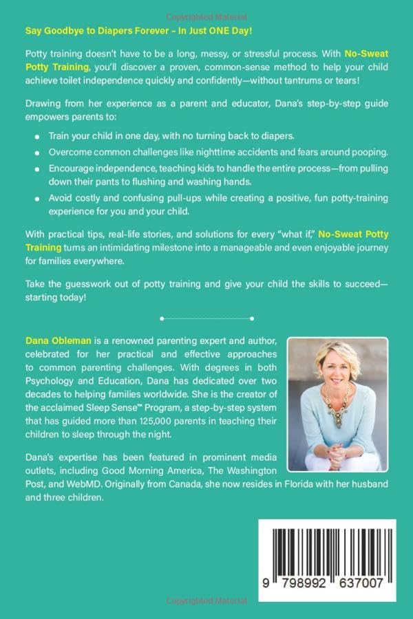 No Sweat Potty Training: How To Be Diaper Free In Just One Day! image 2 of 2 B0F1Y6JS7L