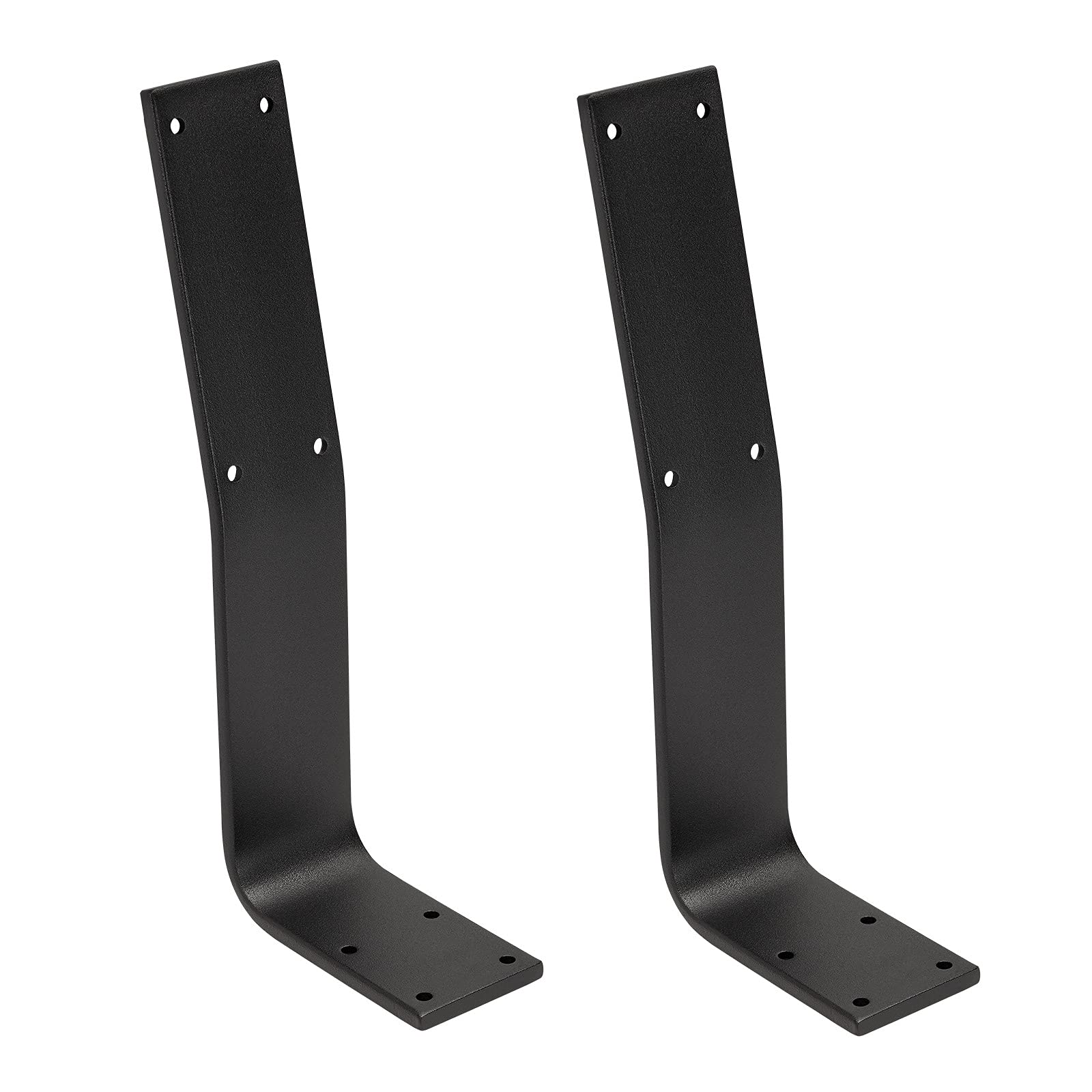 SOTECH 1 Paar Rückenlehnenhalterungen TAB Stahl schwarz matt Profil 60x8 mm