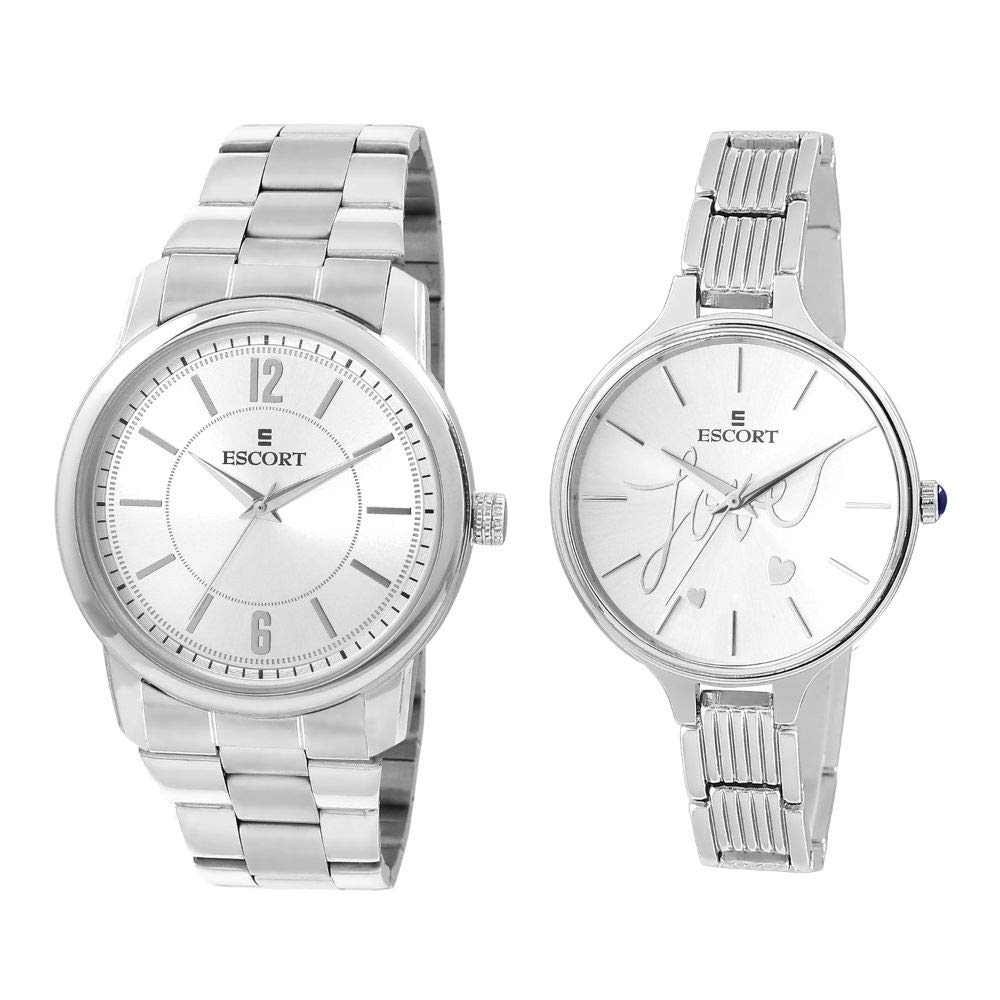 Escort Analog Silver Dial Unisexs Watch-E 2450-5160-7165 SM (B08FVMQMCZ) Amazon Price History, Amazon Price Tracker