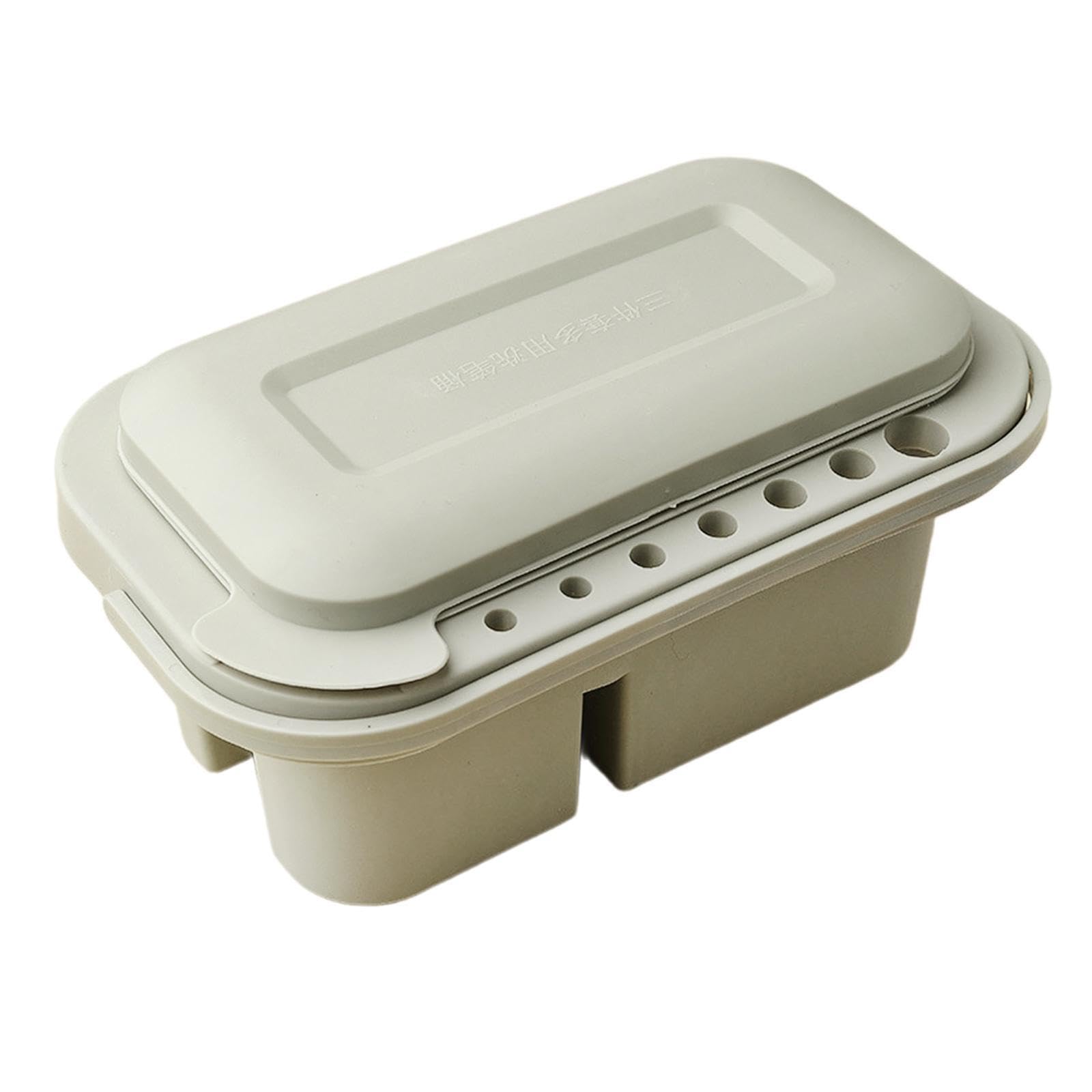 ALCXAZS Durable Paint Brush Washer With Lid Portable Unique Structure Offers Effortless Way To Clean Brushes While Painting Palette Brush Holder Handle