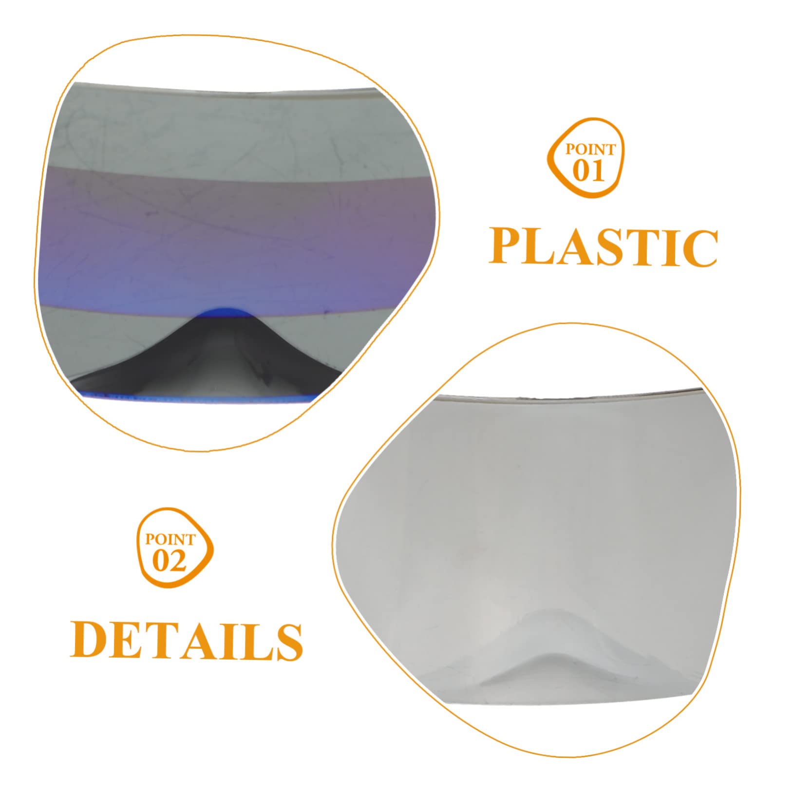 SOIMISS 10piezas Gafas De Fiesta De Estilo Futurista Lentes Decorativos y Ligeros Para Eventos Cosplay y Festivales