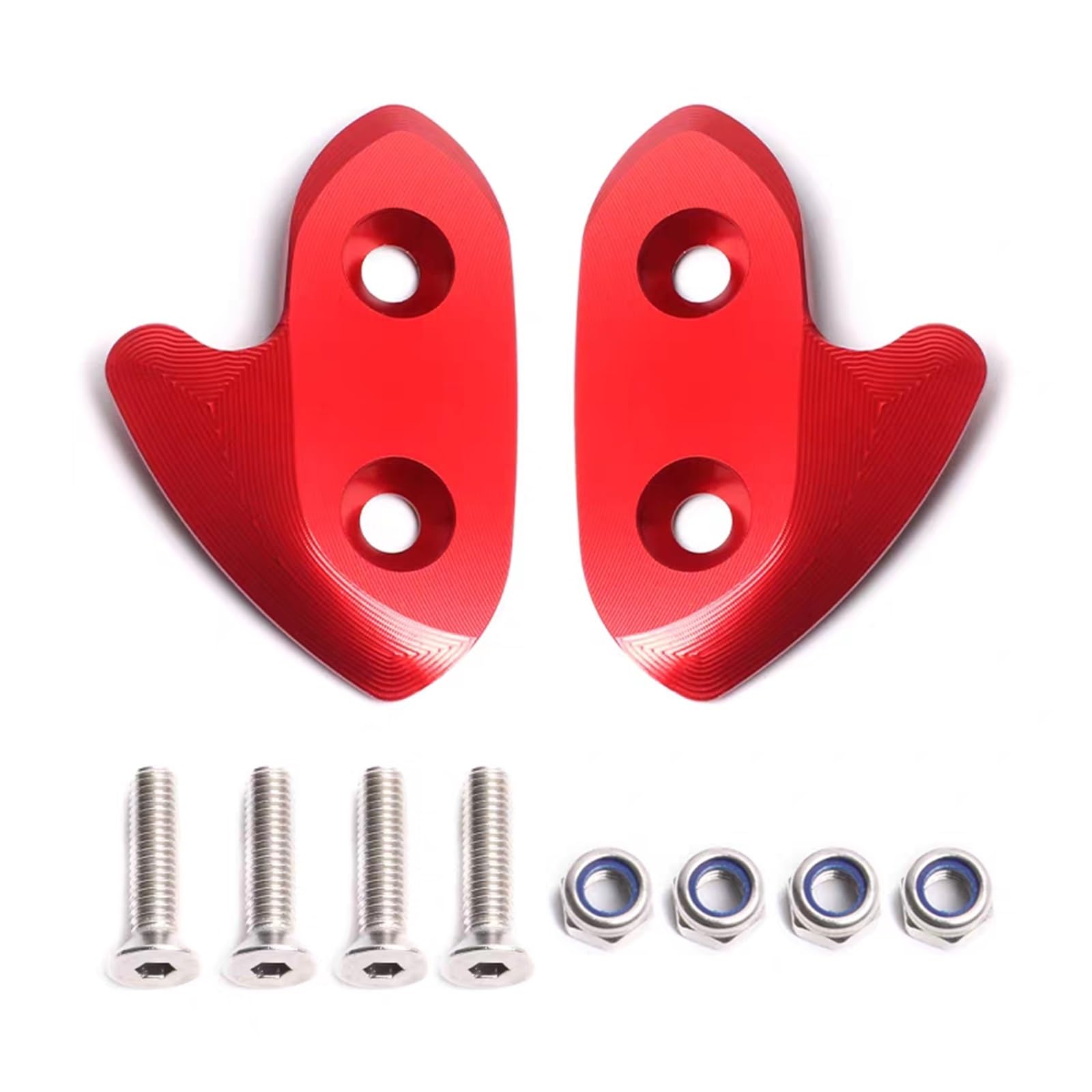 Fairing Mirror Block Off Plates for Yamaha YZF-r1 Yzf-r1m YZF R1 R1m 2015 2016 2017 2018 2019 Motorcycle Mirror Delete Plates Mounting Screws(Cc)