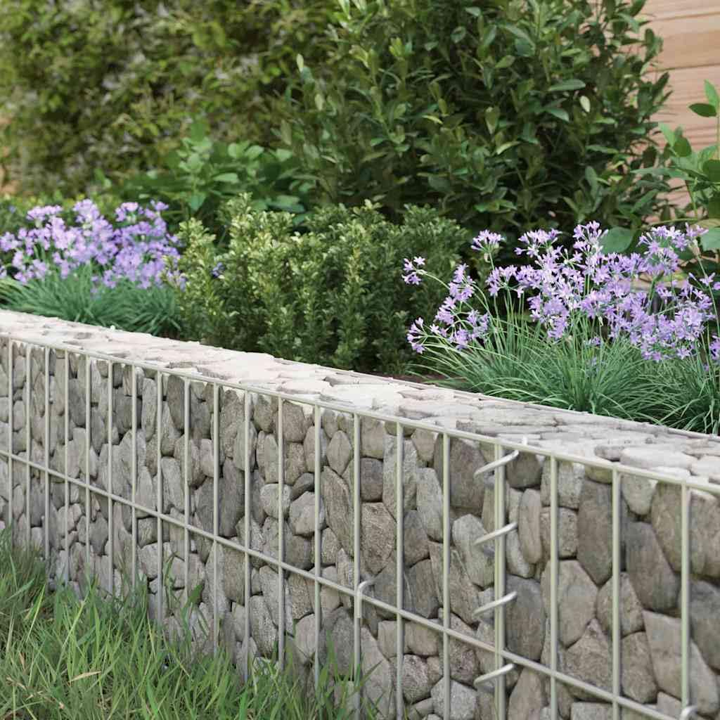 Grille à mailles 10x5 cm en fil de 3,5 mm pour gabion de jardin durable