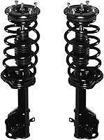 Vista 12 de Conjunto Completo de Resorte de Puntal Delantero y Trasero Compatible con Ford Mustang 1994-2004 Amortiguadores 344433 71962 (Juego de 4)