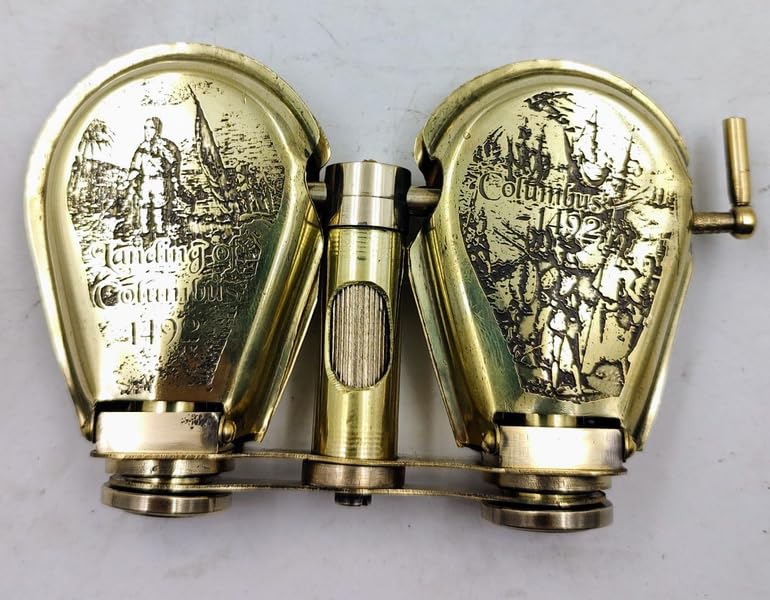 Binocolo aperto binocolo d'ottone nautico di stile binoculare della falda per scopo del regalo