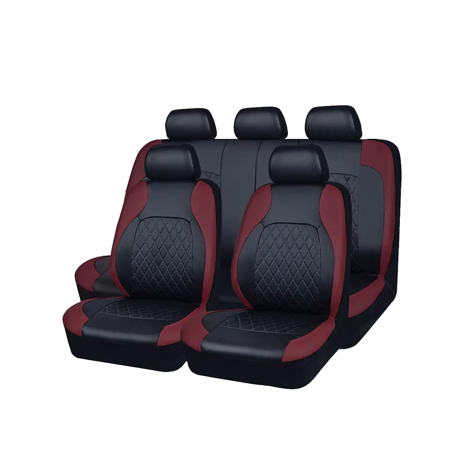 Couverture De Frein à Main De Voiture pour V-W Golf/Polo 5 6 7 8 GTE GTI GTD Clubspor, Housse Frein à Main Anti DéRapant Cuir Couvercle De Frein à Main,D/Black Beige Line