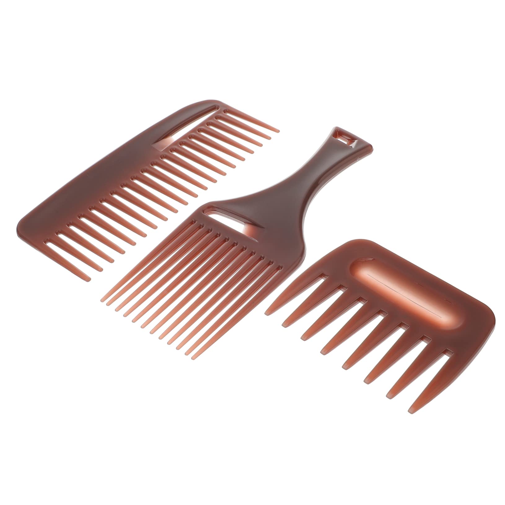 FRCOLOR 9pezzi Pettini Per Parrucchiere Di Pettini Antistatici Denti Larghi Per Acconciature Strumenti Professionali Per Salone e Uso Domestico