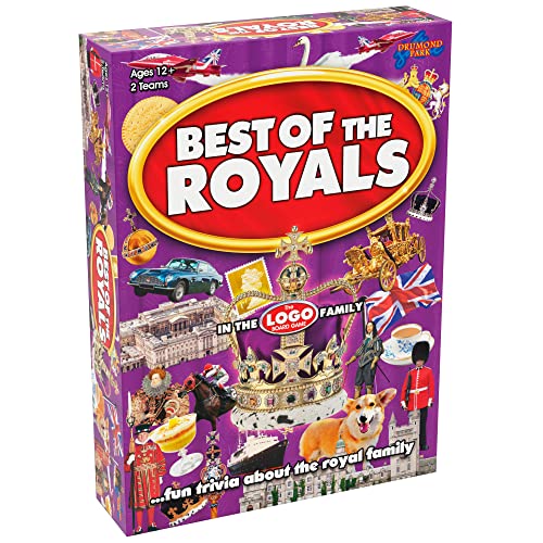 Drumond Park T73561EN Jeu de société avec Logo Best of The Royals, Jeux de société familiaux pour 2 à 8 Joueurs, Jeu de Table pour Adultes et Enfants à...