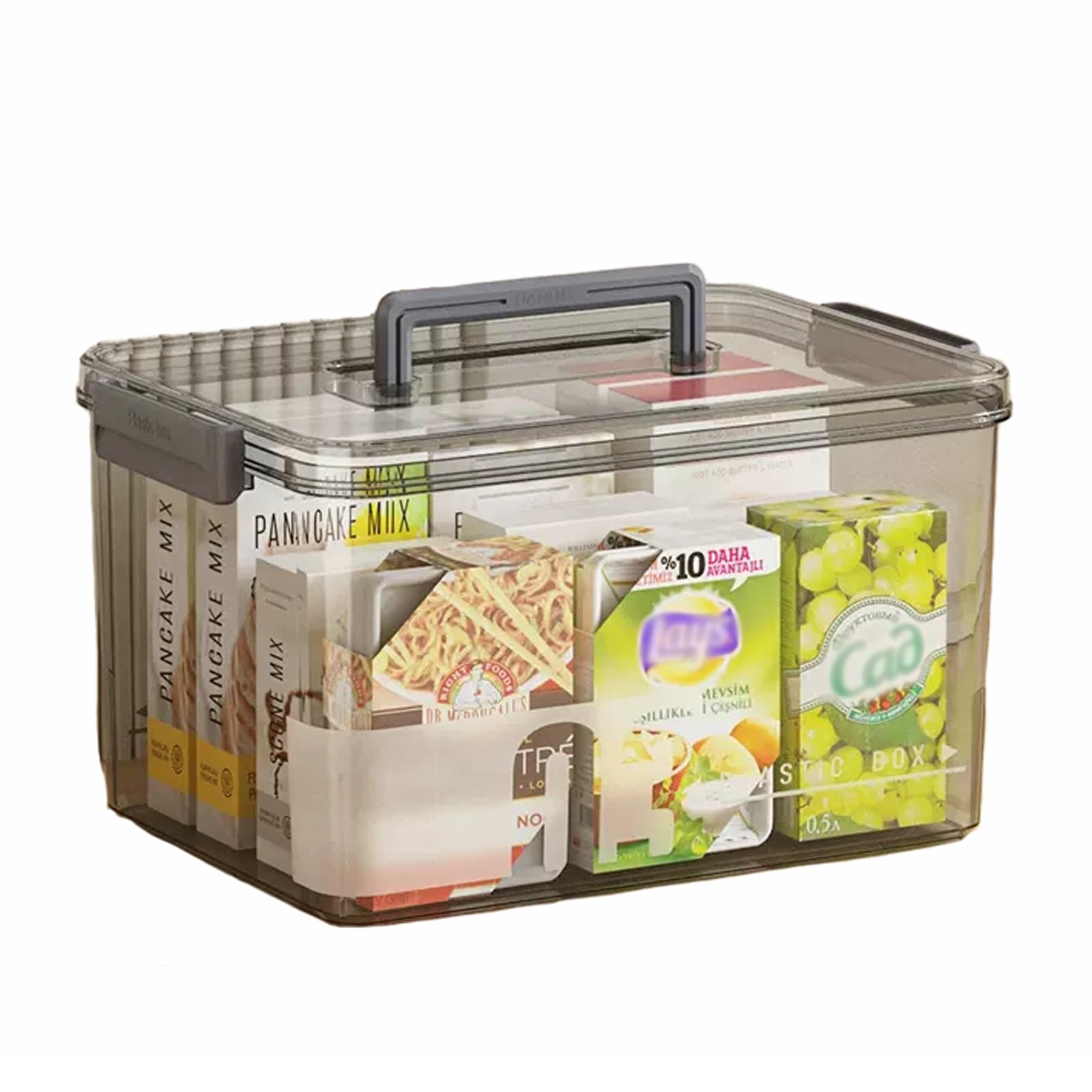 Amazon｜頑丈で耐久性のある蓋付き収納ボックス-収納ケース-PET製厚手