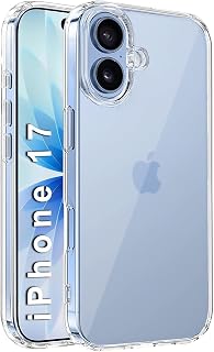 TSHIENTT® Camera Protection Back Cover Case for iPhone 17 | Ultra Clear Hard Case | Inbuilt Dust Plugs & Anti-Slip Grip | ... Price In India
