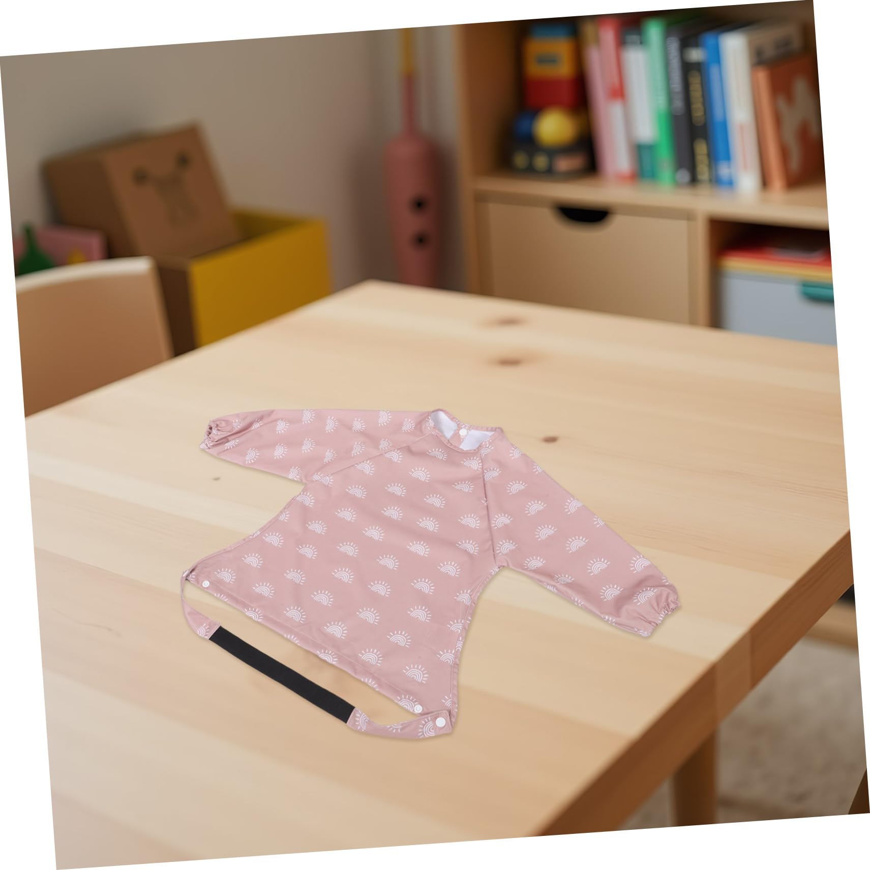 Abaodam 2 Piezas Baberos Impermeables para Manga Larga Delantal Antimanchas para Bebés con Cobertura para Comer y Fácil Limpieza