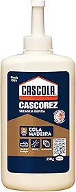 Cola Cascorez para Madeira, Branco, 250 g, Cascola