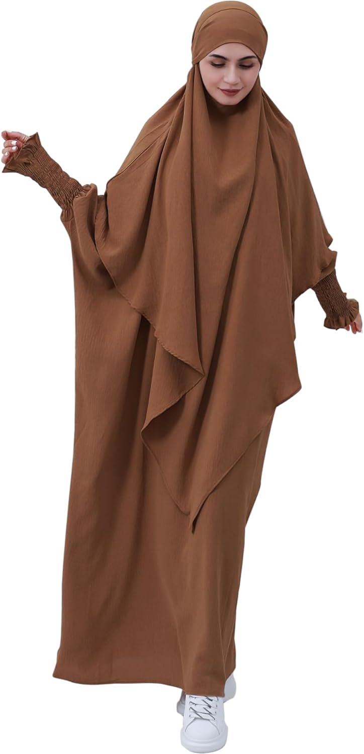 Lenmipot Islamic Women Jilbab Abayas Muslim Abaya Dress for Women Middle East Kaftan Dubai Dress Eid Prayer Clothes - Image 4