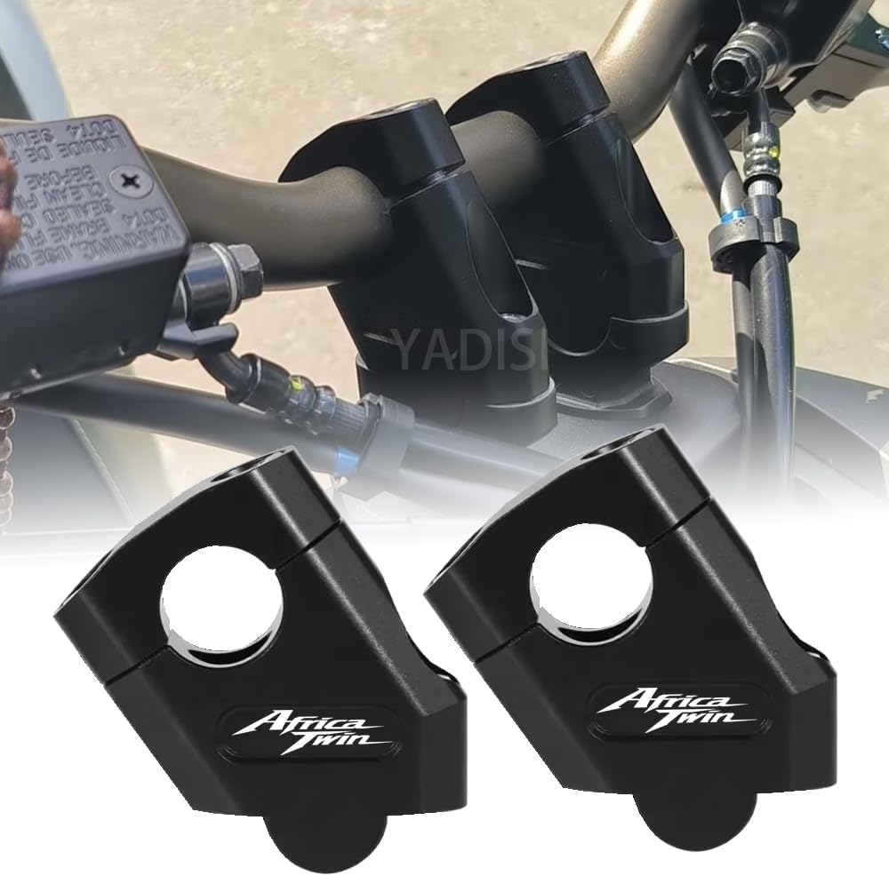Motorcycle Handlebar Risers CNC Handle Bar Clamp Riser fits For Africa Twin CRF1100L CRF 1100 L Adventure Sports 2022