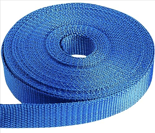 Image of TECEUM 3 /4 inch & 5 /8 inch & 1 inch & 1.5 inch & 2 inch Webbing - 10 25 50 Yards - 40+ Colors - Heavy Duty 1 Inch 1.5 Inch 2 Inch Backpack Straps - Webbing for Outdoors Indoors Crafting DIY