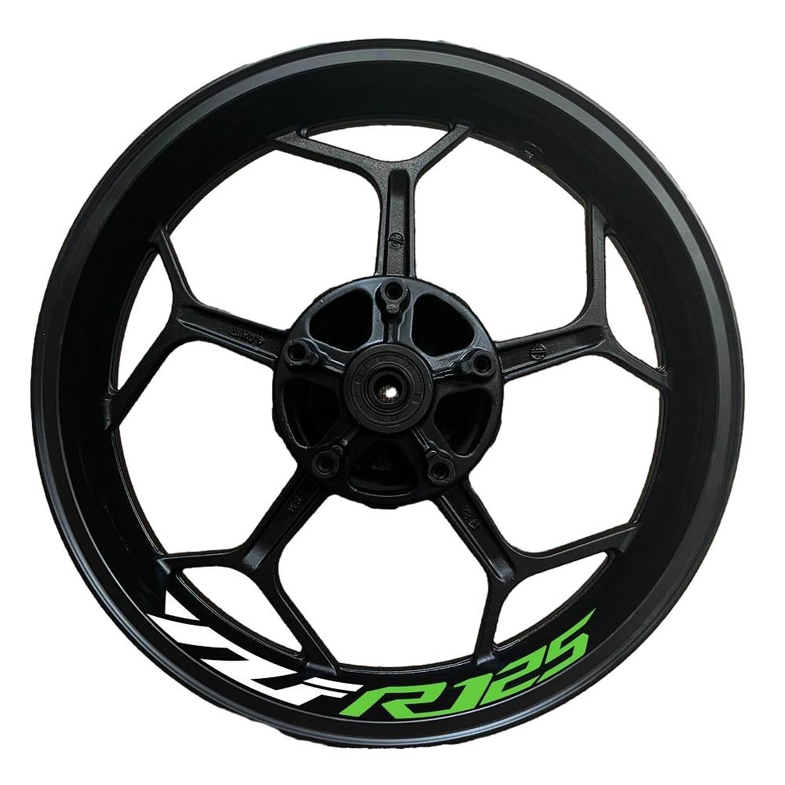Applique for for YZF R125 for YZFR125 Motorcycle Wheel Hub Decals Decorative Stickers Reflective Stickers(7)