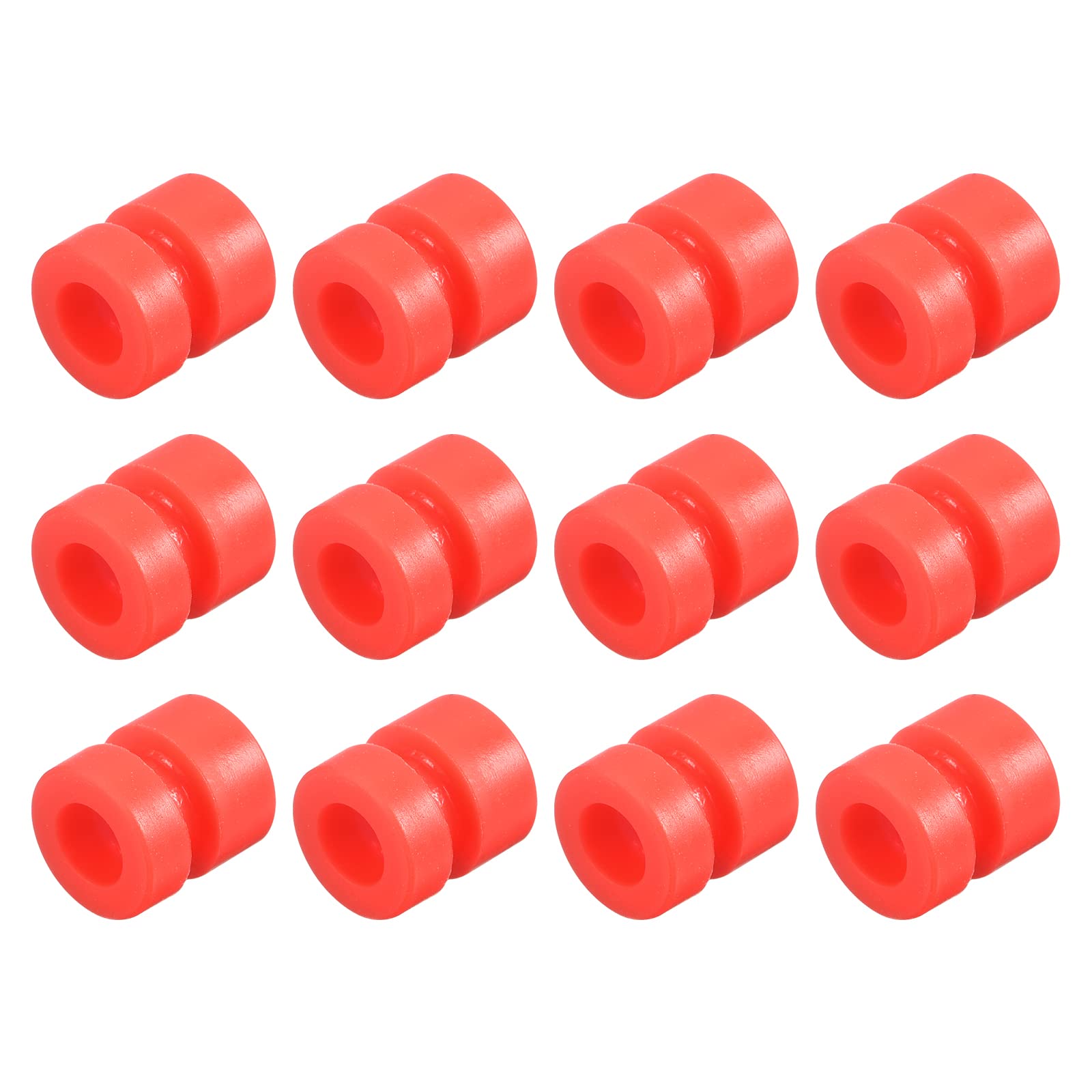 MECCANIXITY RC Anti Vibration Rubber Balls M3x6.6mm Red 24Pcs